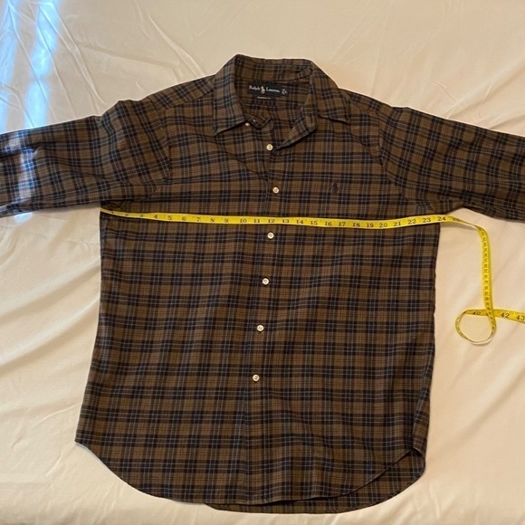 Ralph Lauren Classic‎ Fit Button Front Men's Shirt- Size Large - Picture 6 of 6